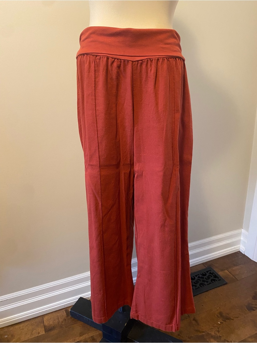 LINEN blend Wide-Leg Lounge Pants